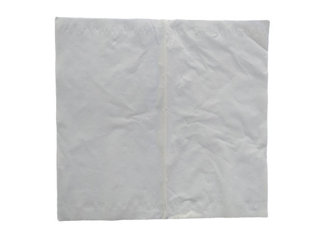 istock Tissue on white background. Wrinkled tissue paper or crumpled tissue texture. White tissue paper 1683926755