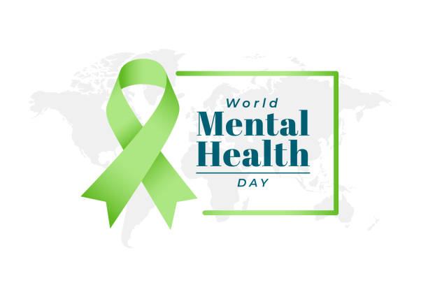 istock 10th october international mental health day map poster with green ribbon 1683935737
