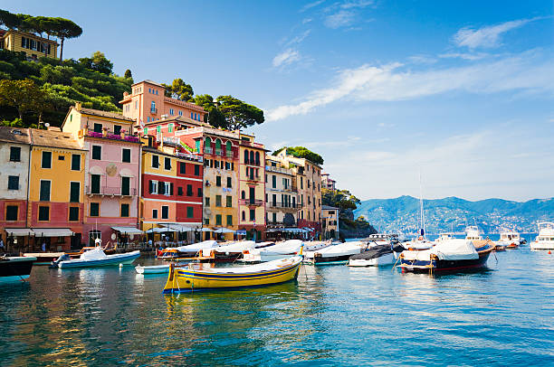 portofino, liguria, italia - liguria fotografías e imágenes de stock