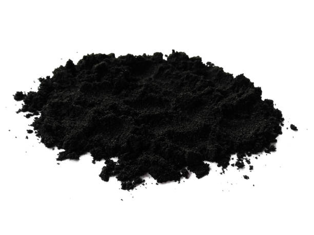 istock Sand dunes isolated on white background. Sand beach texture. Pile black sand background. Pile black sand isolated on white background. Sand dune with clipping path 1683982596