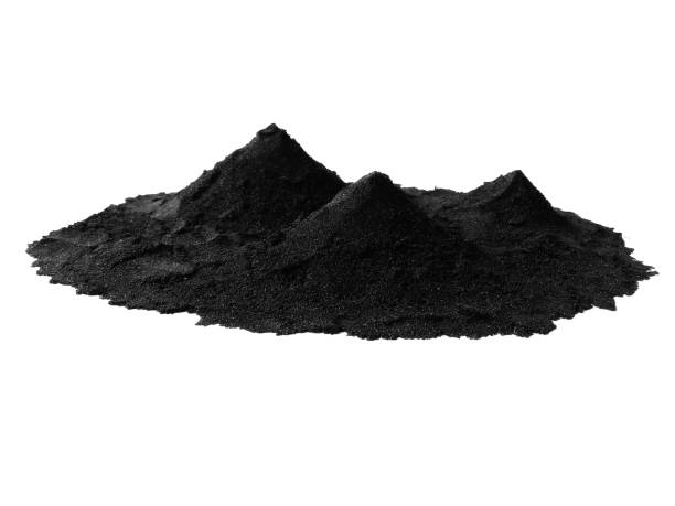istock Sand dunes isolated on white background. Sand beach texture. Pile black sand background. Pile black sand isolated on white background. Sand dune with clipping path 1683998874