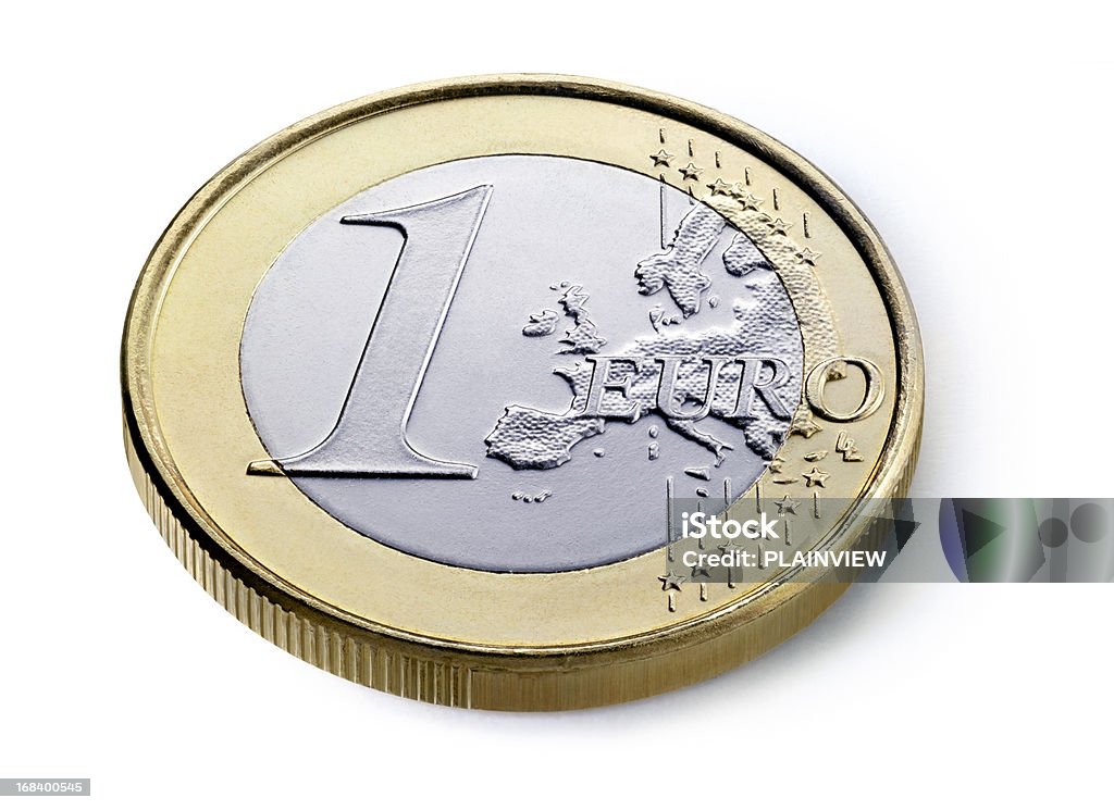 MOEDA Euro - Foto de stock de Moeda royalty-free