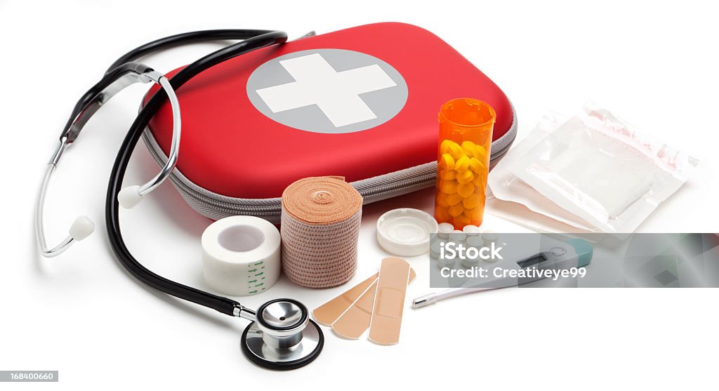 医療用品に白背景 - 救急用品のロイヤリティフリーストックフォト