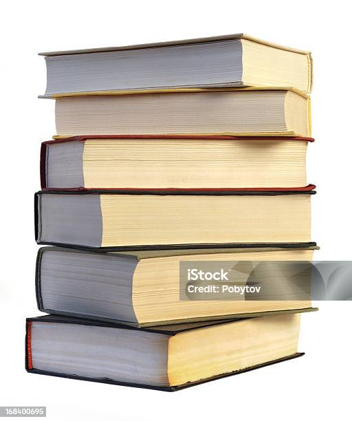 Pilha De Livros - Fotografias de stock e mais imagens de Livro - Livro, Pilha - Arranjo, Figura para recortar