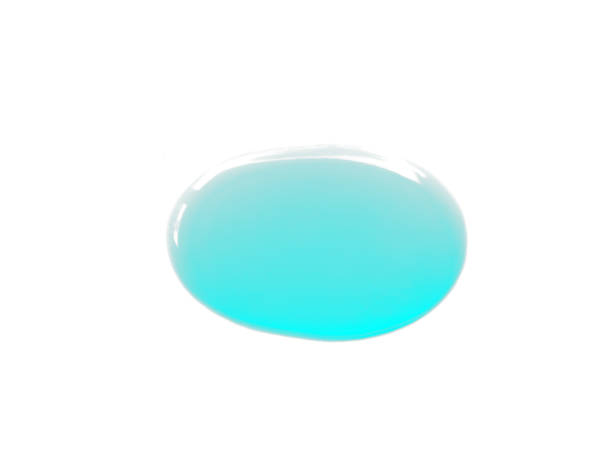 istock Water on white background. Spilled water puddle isolated on white background. Texture of spilled water 1684013245