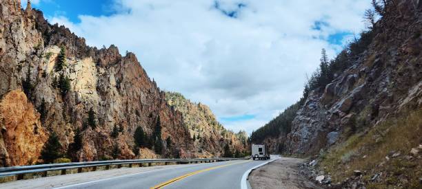 Canyon Pass stock photo