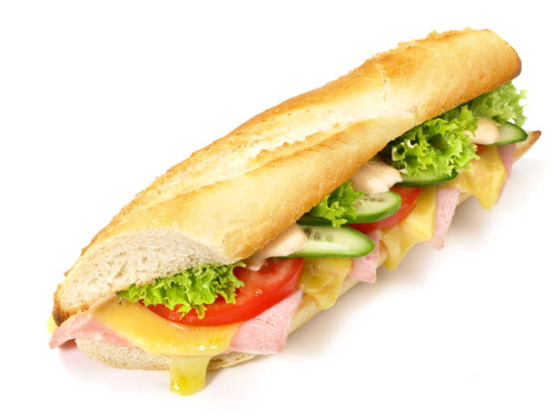 istock French Baguette with Ham and Cheese - Isolated 1684055399