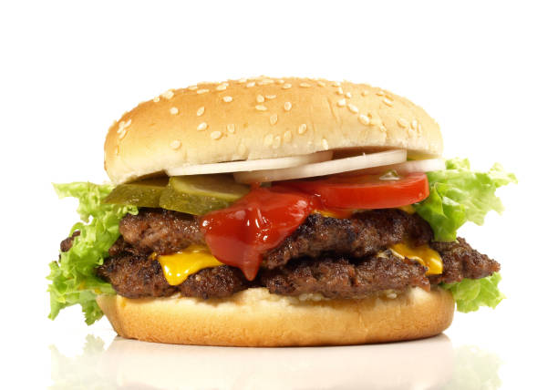 istock Double Hamburger - Fast Food - Isolated 1684059107