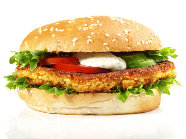 istock Vegetarian Hamburger - Fast Food - Isolated 1684062880
