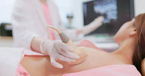 istock woman breast ultrasound examination 1684091108