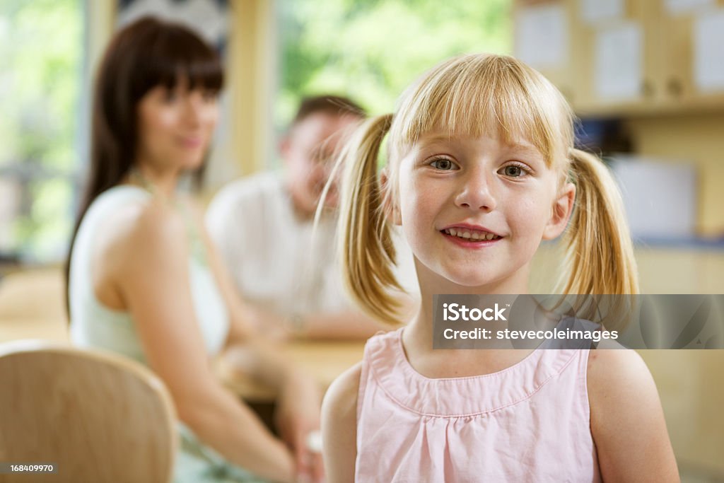 Rapariga na sala de aula - Royalty-free Criança Foto de stock