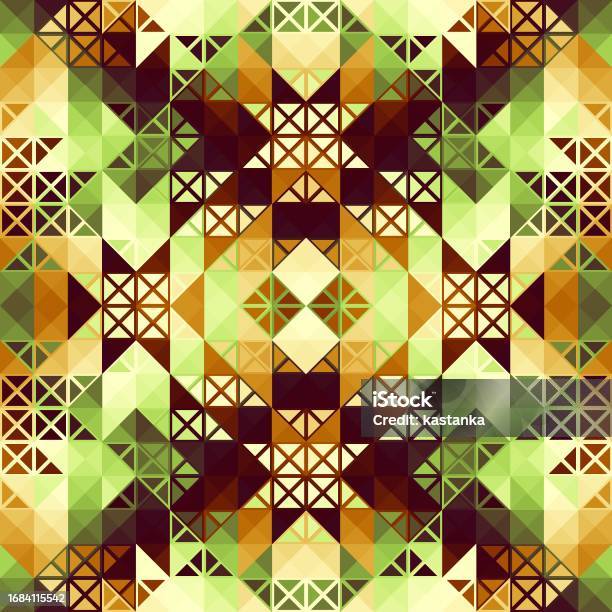 Geometric Abstract Triangles Pattern Seamless Vector Image Stock ...