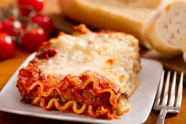 Lasagna stock photo