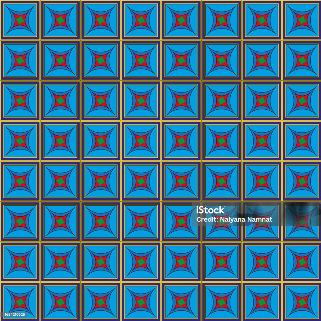 Square Pattern Call Out The Square Pattern Is Laid Out In A Pattern Of Eight Rows Stock ...