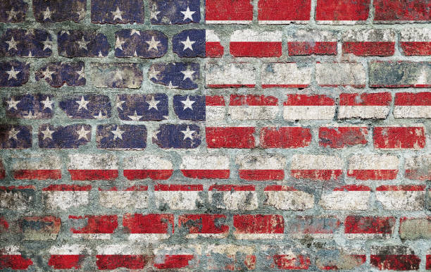 istock US flag on brick wall, grunge patriot background 1684236068