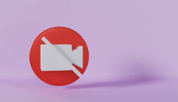 istock Mute Video Phone Call Button on pink background 1684249140