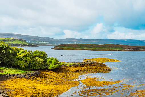 Colourful landscape of Isle of Skye Scotland ,UK