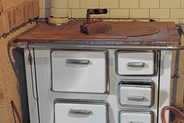 istock cast iron stove for heating the house 1684339252