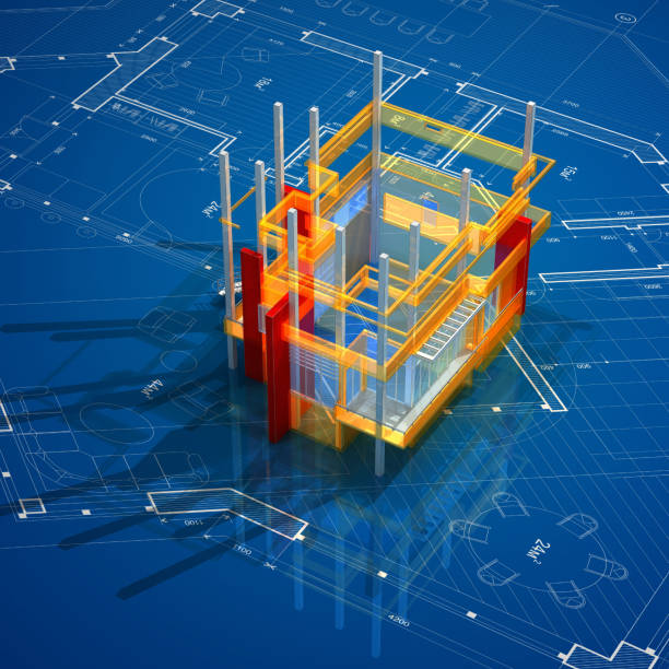 architektura na projekt - construction three dimensional shape planning architect zdjęcia i obrazy z banku zdjęć