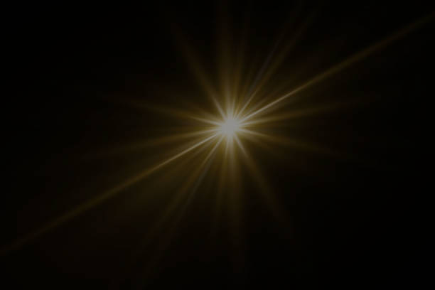 istock Shining golden star. Light effect Bright star, Christmas star. Beautiful digital flash. 1684441621