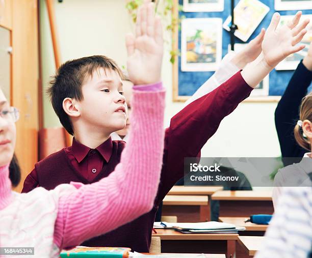 Lesson Stock Photo - Download Image Now - Answering, Arms Raised, Asking