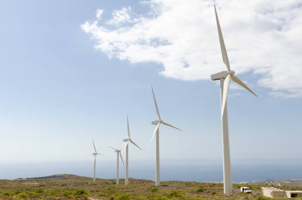 istock Wind Turbine installation on Tenerife island 168447889