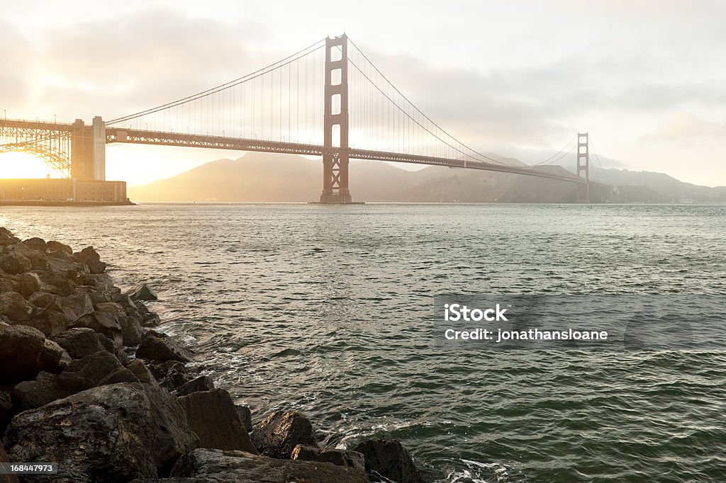 ゴールデンゲートブリッジは、サンフランシスコ - つり橋のロイヤリティフリーストックフォト