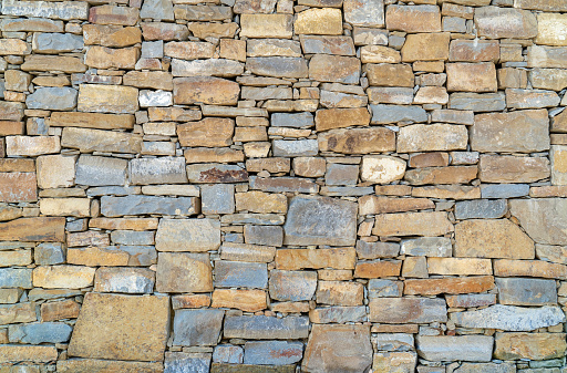 Background with shale wall