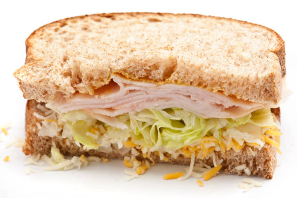 istock sandwich with half turkey and cheese 168449679