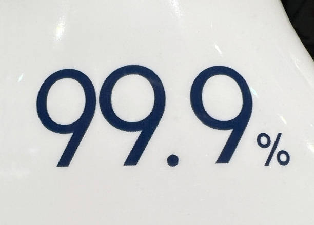 Closeup image of 99.9% on sanitizer