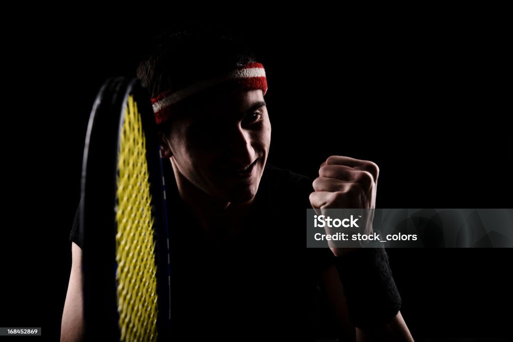 Vainqueur de tennis - Photo de Adolescence libre de droits