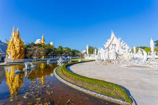 White Temple - Wat Rong Khun in Chiang Rai, Thailand.