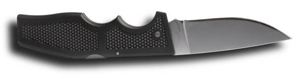 istock Shadow behind a Blade out on a small carry knife 1684584354
