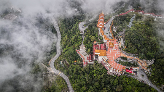 Genting Highlands is a hill station and a city located on the peak of Mount Ulu Kali in the Titiwangsa Mountains.
