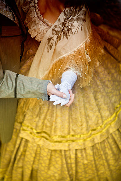 Hands of dancing couple