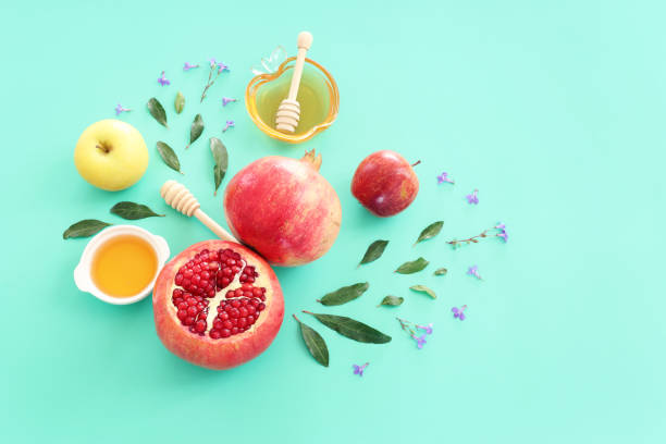 istock Rosh hashanah (jewish New Year holiday) concept. Traditional symbols 1684660975
