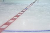 Ice Hockey Rink Centre Line