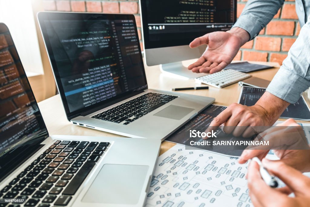 Developing Programmer Development Website Design And Coding ...