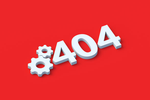 istock Numbers 404 near gears. Lost connection concept. Nothing not found. System maintenance. Something went wrong. Website problem. Service error. Mistakes and troubles. 3d render 1684720080