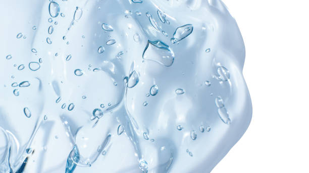 istock Blue, transparent gel. on isolated transparent background 1684764891