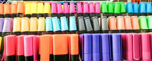 istock color variations of highlighter. back to school concept 1684767610