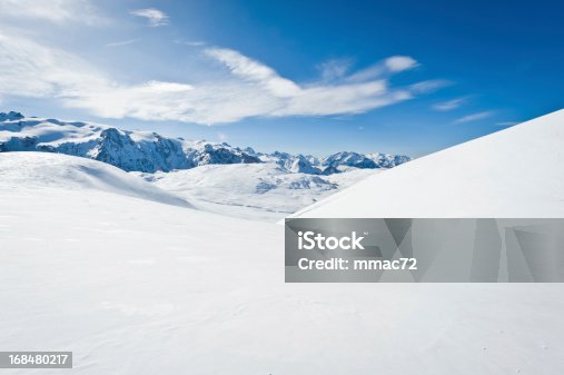 istock High mountain landscape with sun 168480217
