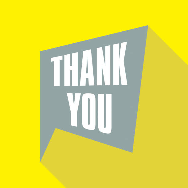 istock Thank you vector, appreciation and gratitude speech bubble. Series of cute speech balloon with shadows and writing on it. Icons set for business. 1684818107
