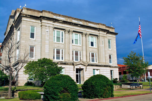 istock Creek County Courthouse on a Stormy Morning 1684824562