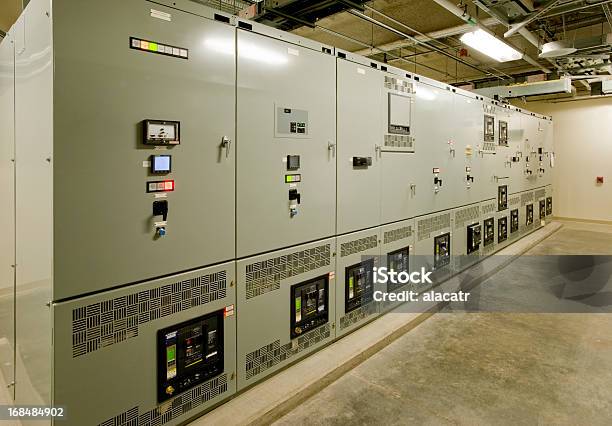 Industrial Elektrische Zimmer Stockfoto und mehr Bilder von Rechenzentrum - Rechenzentrum, Schrank, Herstellendes Gewerbe