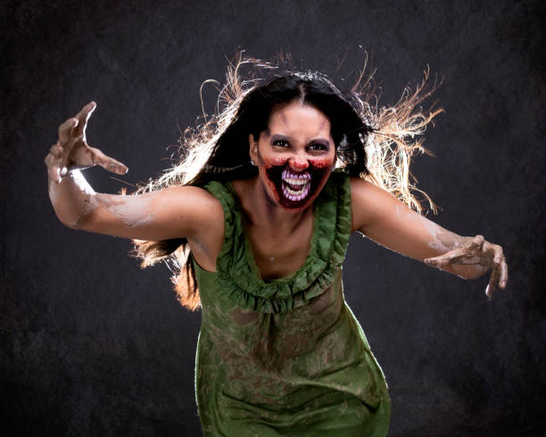 istock Scary Zombie Woman 168485043