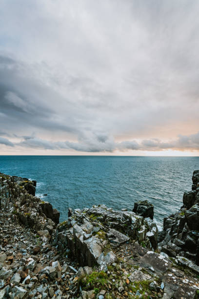Seaside cliffs near the Neist Point lighthouse