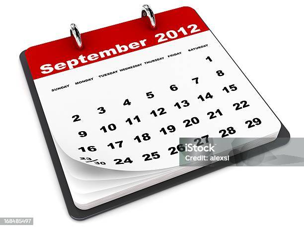 2012 년 9월 일정 2012년에 대한 스톡 사진 및 기타 이미지 - 2012년, 9월, 교육