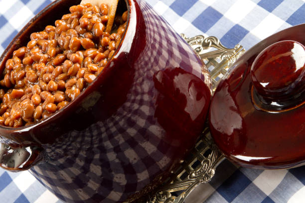 istock Crock of baked beans 168487439