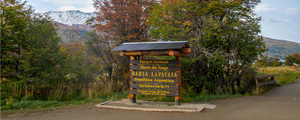 istock Lapataia bay signpost, argentina 1684888387